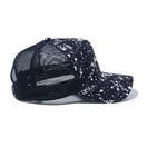 【ゴルフ】 9FORTY A-Frame トラッカー Splash Paint スプラッシュペイント スクリプトロゴ ネイビー - 14109229-OSFM | NEW ERA ニューエラ公式オンラインストア