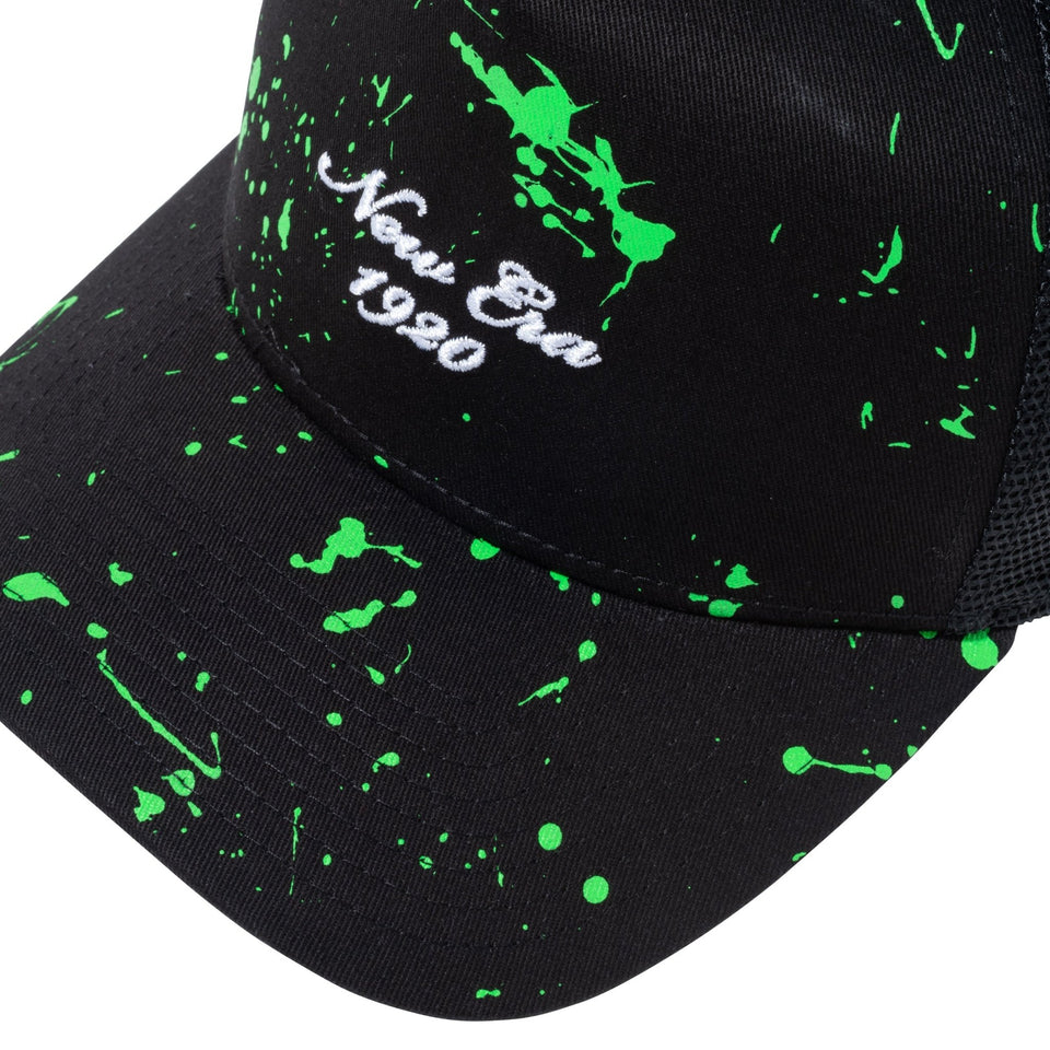 【ゴルフ】 9FORTY A-Frame トラッカー Splash Print スプラッシュペイント ブラック × スノーホワイト - 13517926-OSFM | NEW ERA ニューエラ公式オンラインストア