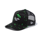 【ゴルフ】 9FORTY A-Frame トラッカー Splash Print スプラッシュペイント ブラック × スノーホワイト - 13517926-OSFM | NEW ERA ニューエラ公式オンラインストア
