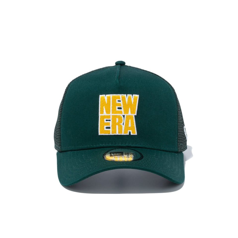 9FORTY A-Frame トラッカー Square NEW ERA スクエアニューエラ ダークグリーン - 13515886-OSFM | NEW ERA ニューエラ公式オンラインストア