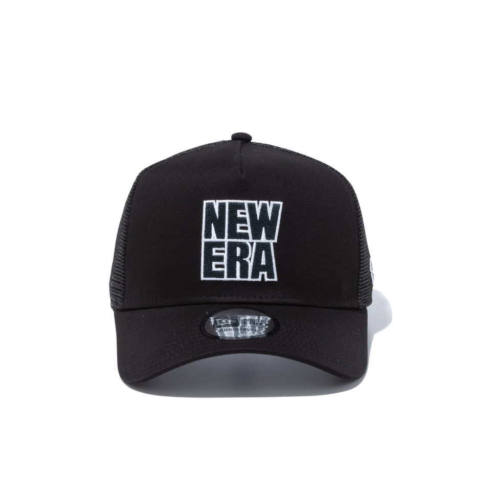 9FORTY A-Frame トラッカー Square NEW ERA スクエアニューエラ ブラック - 13515888-OSFM | NEW ERA ニューエラ公式オンラインストア