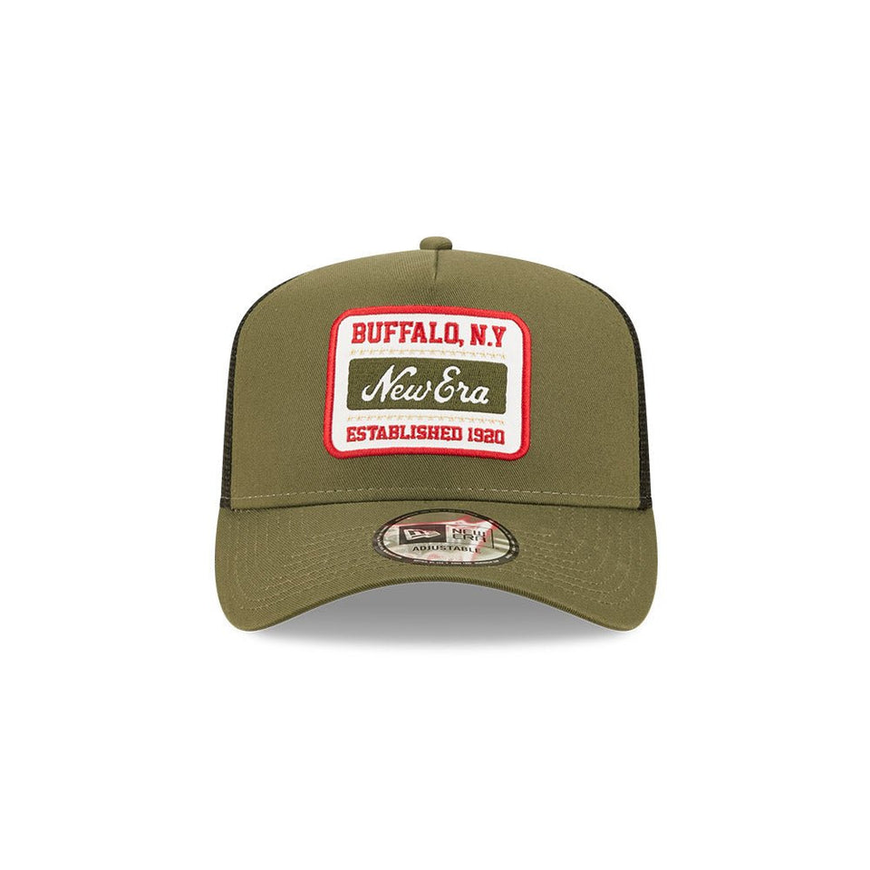 9FORTY A-Frame トラッカー State Patch Trucker オリーブ - 13699577-OSFM | NEW ERA ニューエラ公式オンラインストア