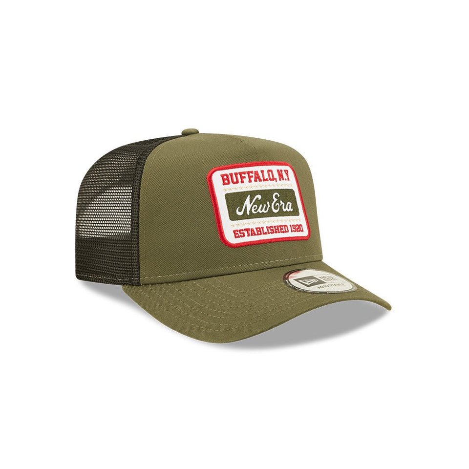 9FORTY A-Frame トラッカー State Patch Trucker オリーブ - 13699577-OSFM | NEW ERA ニューエラ公式オンラインストア