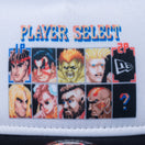 9FORTY A-Frame トラッカー STREET FIGHTER II ストリートファイターII プレイヤーセレクト ホワイト/ブラック - 14125285-OSFM | NEW ERA ニューエラ公式オンラインストア
