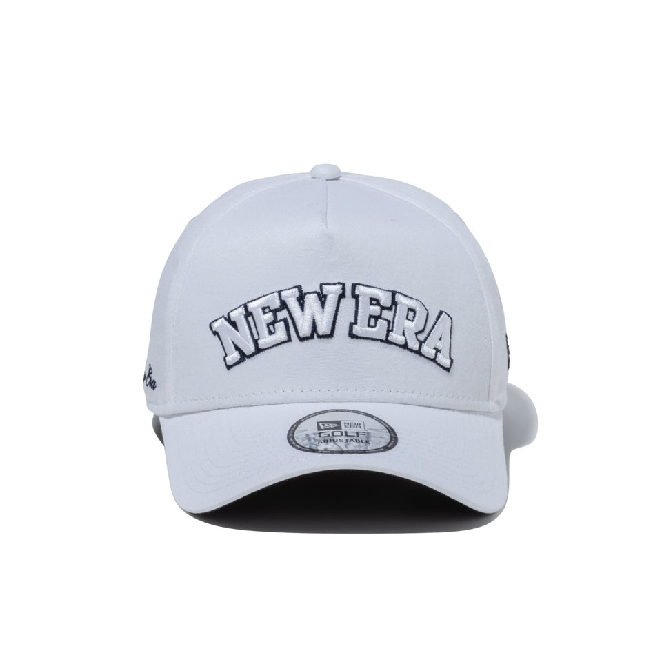 【ゴルフ】 9FORTY A-Frame Stretch Cotton Washable ストレッチコットン ウォッシャブル アーチロゴ ホワイト × スノーホワイト/ミッドナイトネイビー - 13517966-OSFM | NEW ERA ニューエラ公式オンラインストア