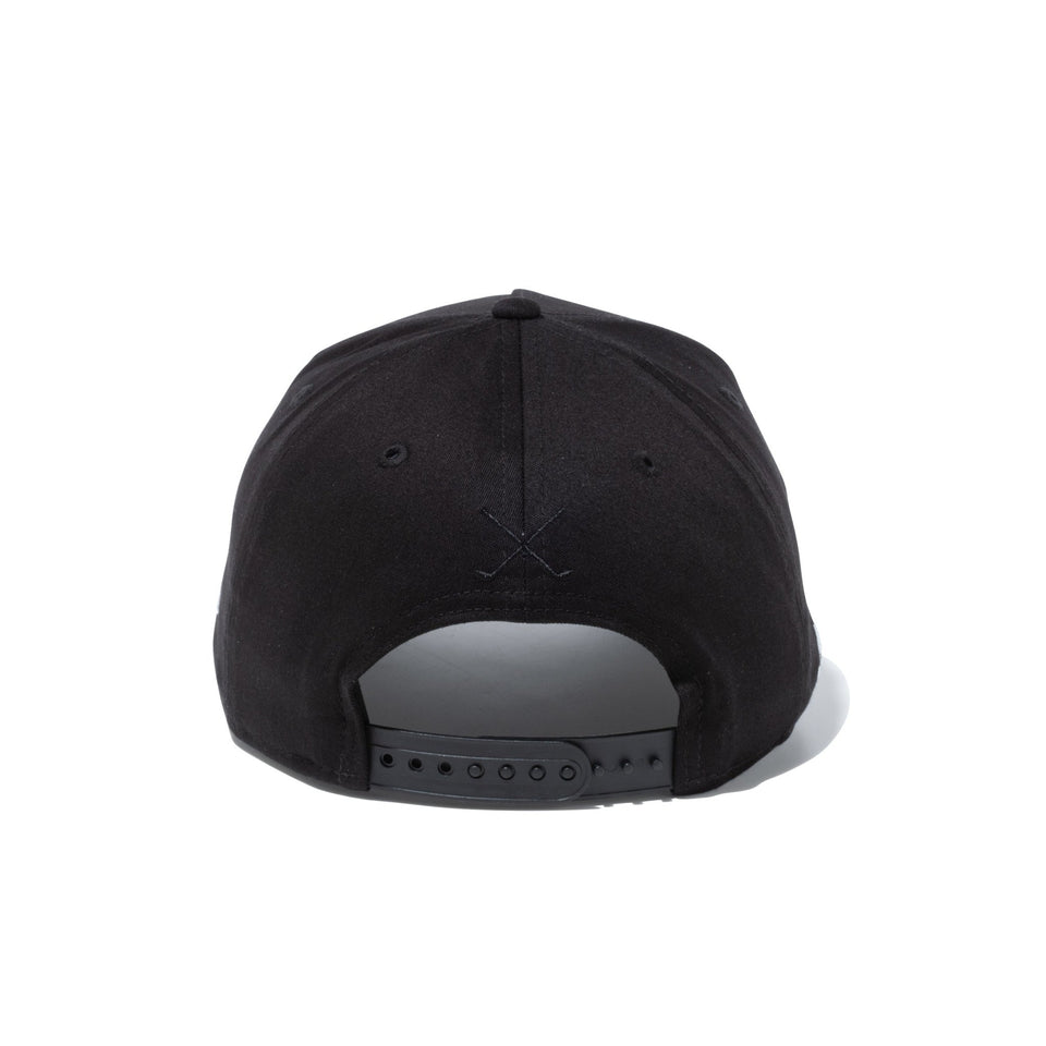 【ゴルフ】 9FORTY A-Frame Stretch Cotton Washable ストレッチコットン ウォッシャブル アーチロゴ ブラック × ブラック/スノーホワイト - 13517969-OSFM | NEW ERA ニューエラ公式オンラインストア