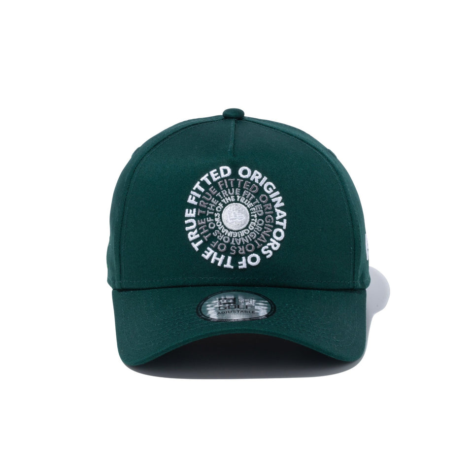 【ゴルフ】 9FORTY A-Frame Stretch Cotton Washable サークルロゴ ダークグリーン - 13762971-OSFM | NEW ERA ニューエラ公式オンラインストア