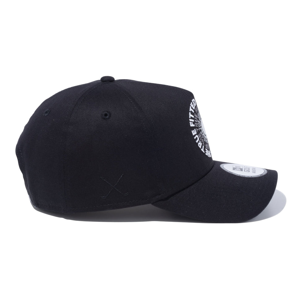 9FORTY A-Frame Stretch Cotton Washable サークルロゴ ブラック