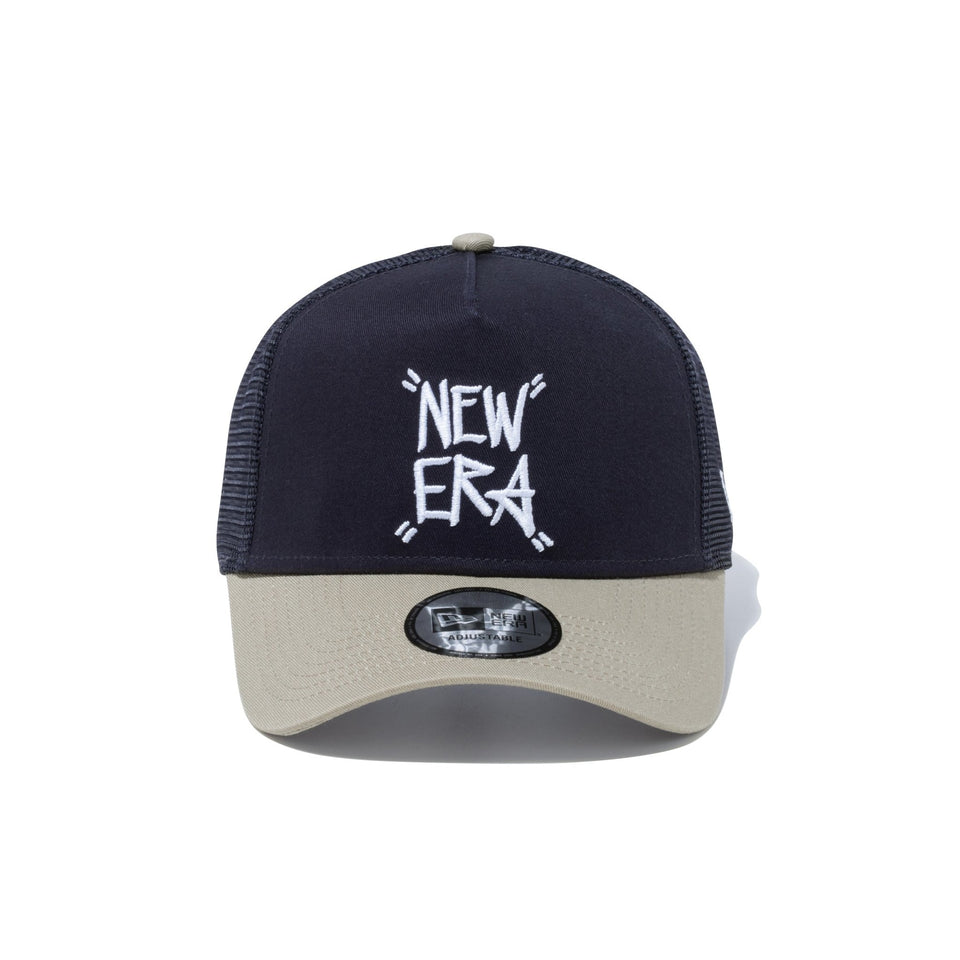 9FORTY A-Frame トラッカー Tagging NEW ERA ネイビー ペブルバイザー - 13515879-OSFM | NEW ERA ニューエラ公式オンラインストア