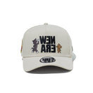 9FORTY A-Frame TOM and JERRY トムとジェリー スクエアロゴ ストーン - 13772612-OSFM | NEW ERA ニューエラ公式オンラインストア
