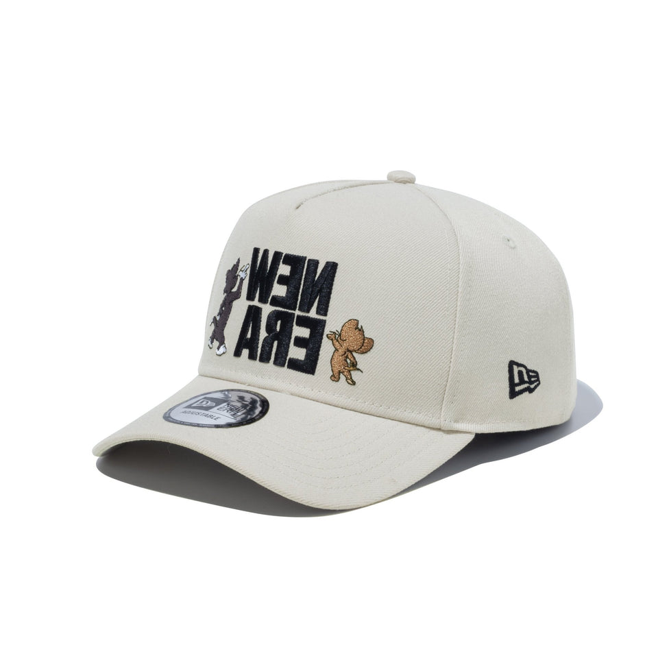 9FORTY A-Frame TOM and JERRY トムとジェリー スクエアロゴ ストーン - 13772612-OSFM | NEW ERA ニューエラ公式オンラインストア