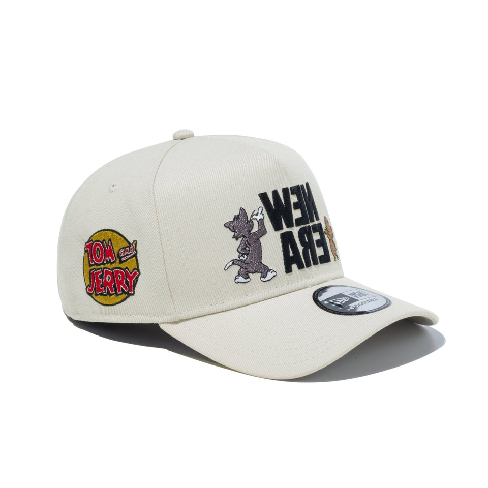 9FORTY A-Frame TOM and JERRY トムとジェリー スクエアロゴ ストーン - 13772612-OSFM | NEW ERA ニューエラ公式オンラインストア