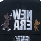 9FORTY A-Frame TOM and JERRY トムとジェリー スクエアロゴ ブラック - 13772613-OSFM | NEW ERA ニューエラ公式オンラインストア