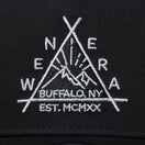 9FORTY A-Frame トラッカー Triangle Sunrise Logo ブラック 【ニューエラアウトドア】 - 13516242-OSFM | NEW ERA ニューエラ公式オンラインストア