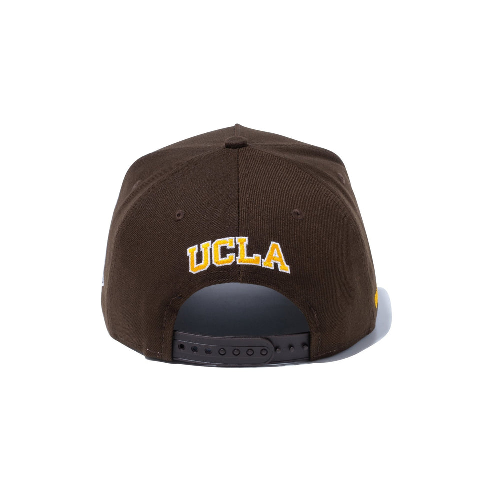 9FORTY A-Frame UCLA アーチ Bロゴ ウォルナット × メリットゴールド スノーホワイト - 13529462-OSFM | NEW ERA ニューエラ公式オンラインストア