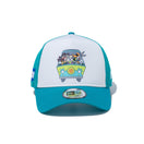 9FORTY A-Frame トラッカー WB 100th Year Looney Tunes x Retro Classics Mashup Pack ティールブルー - 13732536-OSFM | NEW ERA ニューエラ公式オンラインストア