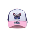 9FORTY A-Frame トラッカー X-girl バタフライ ホワイト / ピンク / パープル - 13073326-OSFM | NEW ERA ニューエラ公式オンラインストア