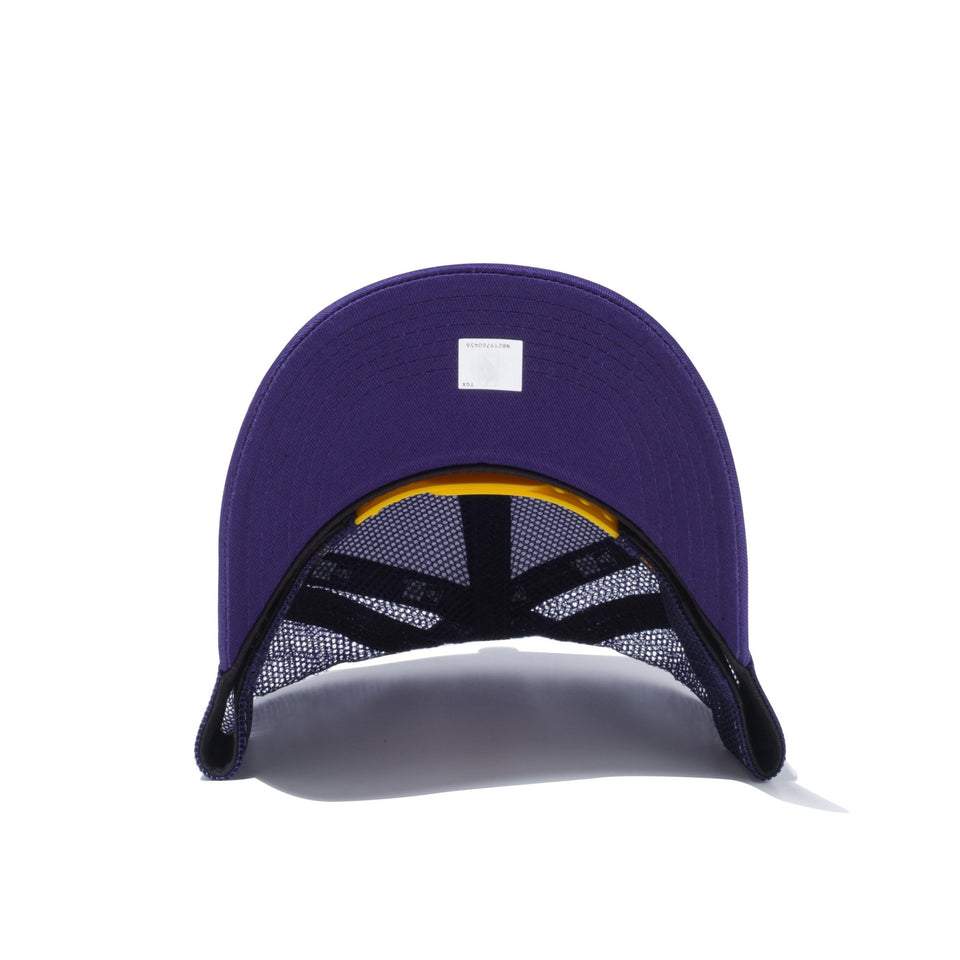 9FORTY D-Frame トラッカー ロサンゼルス・レイカーズ ホワイト × チームカラー パープルメッシュ - 11434239-OSFA | NEW ERA ニューエラ公式オンラインストア