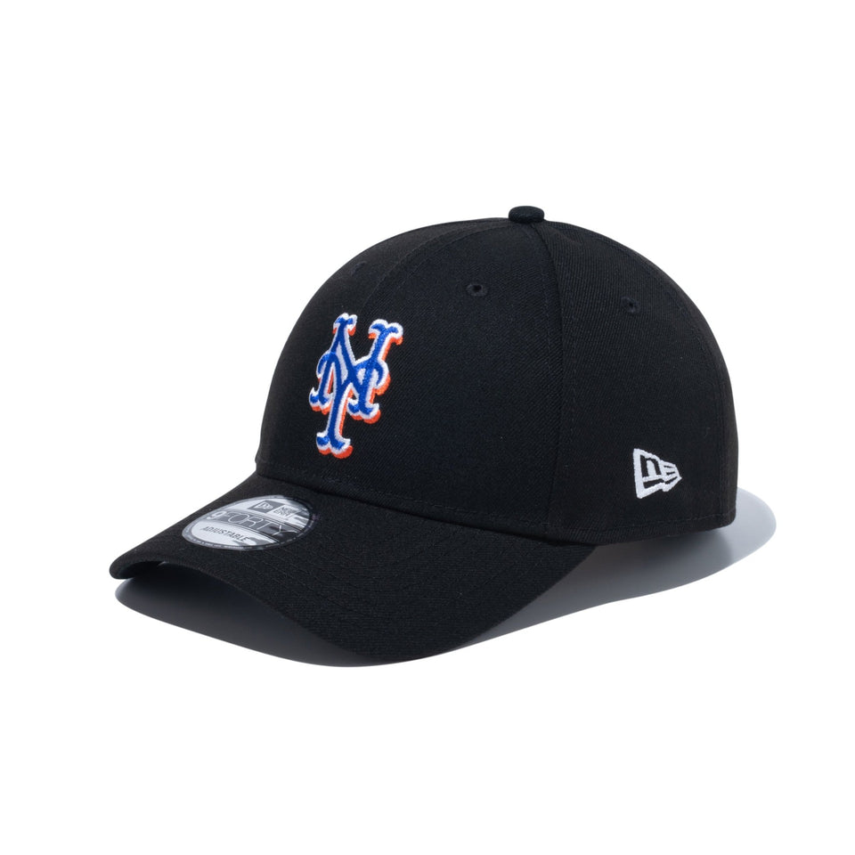 9FORTY MLB ニューヨーク・メッツ ウーブンパッチ ブラック - 14109665-OSFM | NEW ERA ニューエラ公式オンラインストア