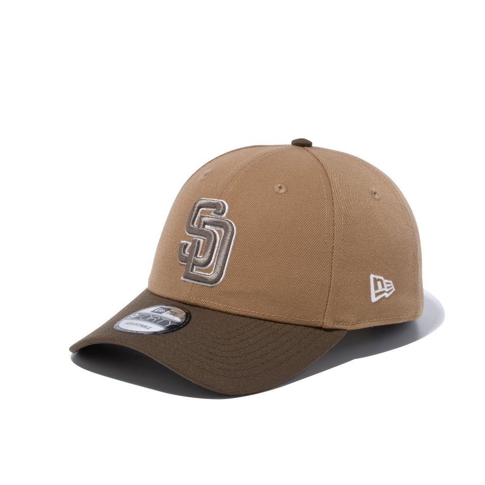 9FORTY MLB 2-Tone サンディエゴ・パドレス カーキ モスバイザー - 13328300-OSFM | NEW ERA ニューエラ公式オンラインストア