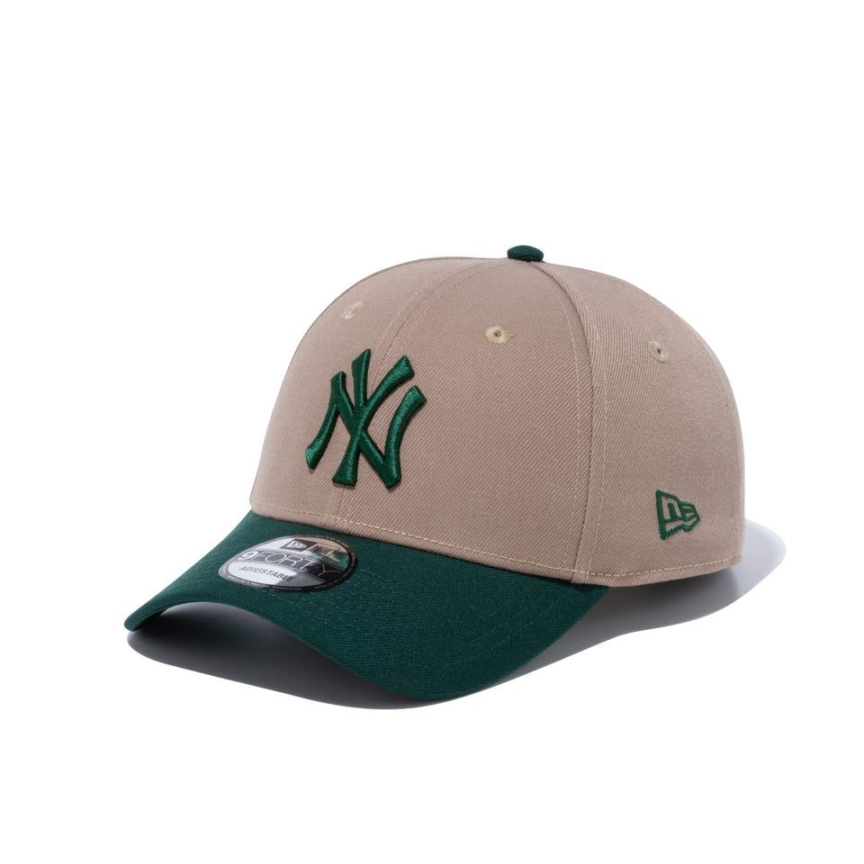 9FORTY MLB 2-Tone ニューヨーク・ヤンキース カーキ ダークグリーンバイザー - 13328303-OSFM | NEW ERA ニューエラ公式オンラインストア