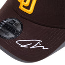 9FORTY MLB Japanese Players サンディエゴ・パドレス ダルビッシュ有 サイン ブラウン ブラックアンダーバイザー - 13710751-OSFM | NEW ERA ニューエラ公式オンラインストア