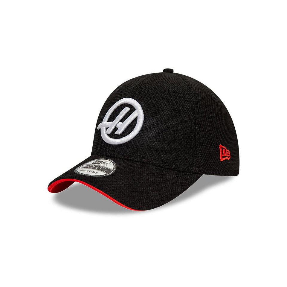 9FORTY Motorsport Collection Haas F1 Team ブラック レッドアンダーバイザー - 14201241-OSFM | NEW ERA ニューエラ公式オンラインストア