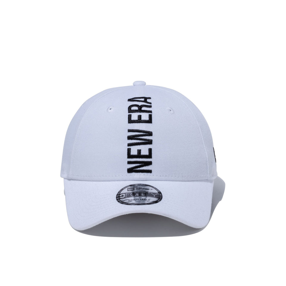 【ゴルフ】 9FORTY バーチカルロゴ NEW ERA ホワイト - 12855146-OSFM | NEW ERA ニューエラ公式オンラインストア