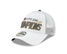 9FORTY トラッカー NFL スーパーボウルLIV カンザスシティ・チーフス ロッカールームキャップ - 12551681-OSFM | NEW ERA ニューエラ公式オンラインストア