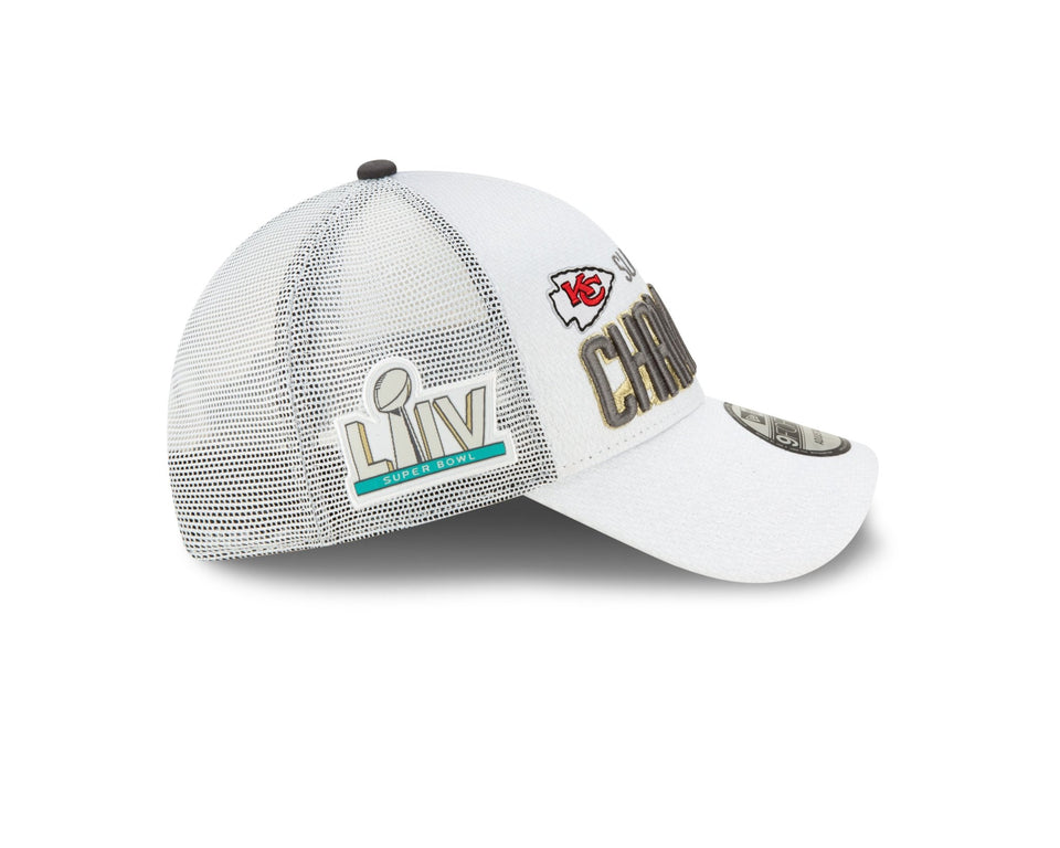 9FORTY トラッカー NFL スーパーボウルLIV カンザスシティ・チーフス ロッカールームキャップ - 12551681-OSFM | NEW ERA ニューエラ公式オンラインストア