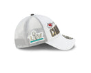 9FORTY トラッカー NFL スーパーボウルLIV カンザスシティ・チーフス ロッカールームキャップ - 12551681-OSFM | NEW ERA ニューエラ公式オンラインストア
