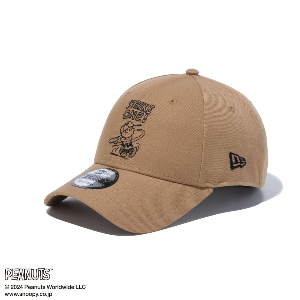 9FORTY PEANUTS ピーナッツ チャーリー・ブラウン ウッドストック 野球 カーキ - 14124339-OSFM | NEW ERA ニューエラ公式オンラインストア