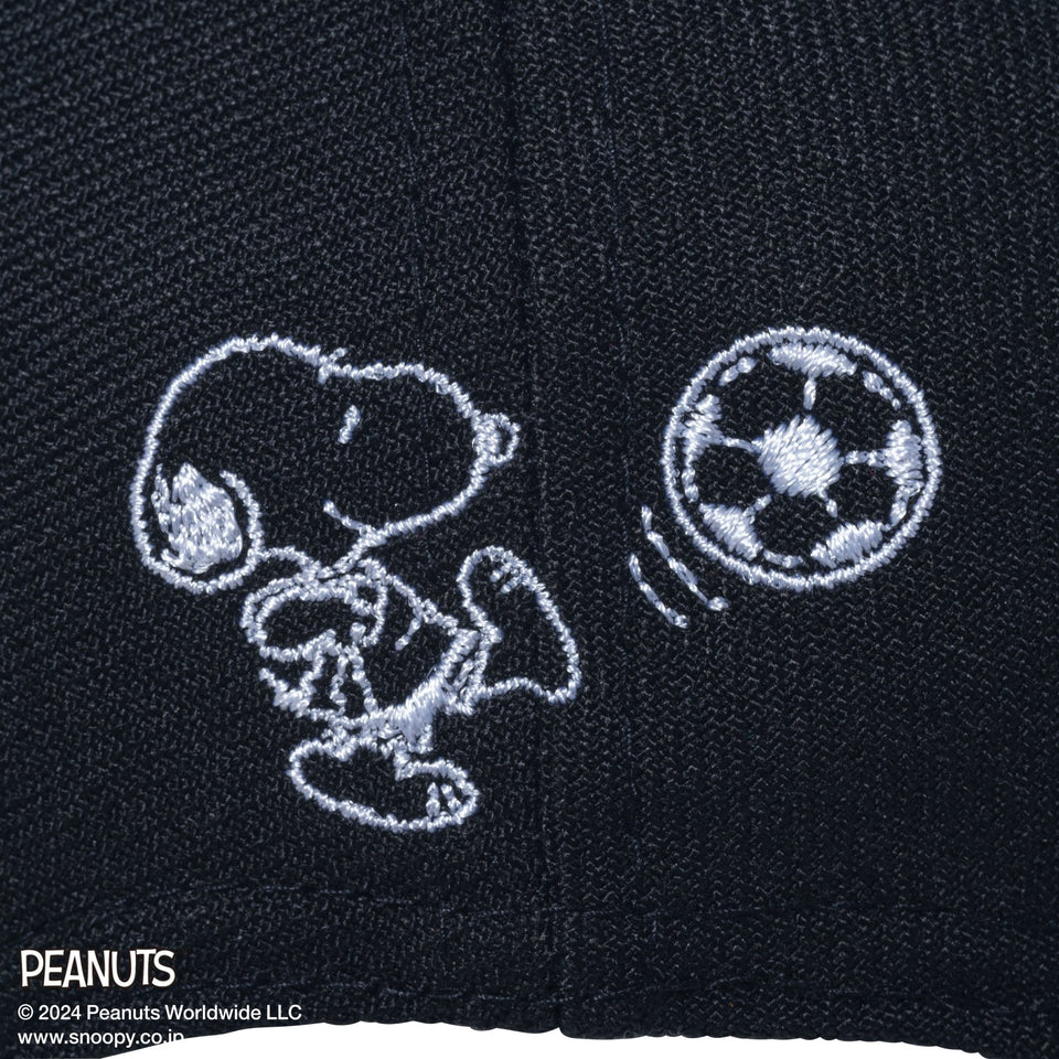 9FORTY PEANUTS ピーナッツ チャーリー・ブラウン スヌーピー サッカー ブラック - 14124340-OSFM | NEW ERA ニューエラ公式オンラインストア