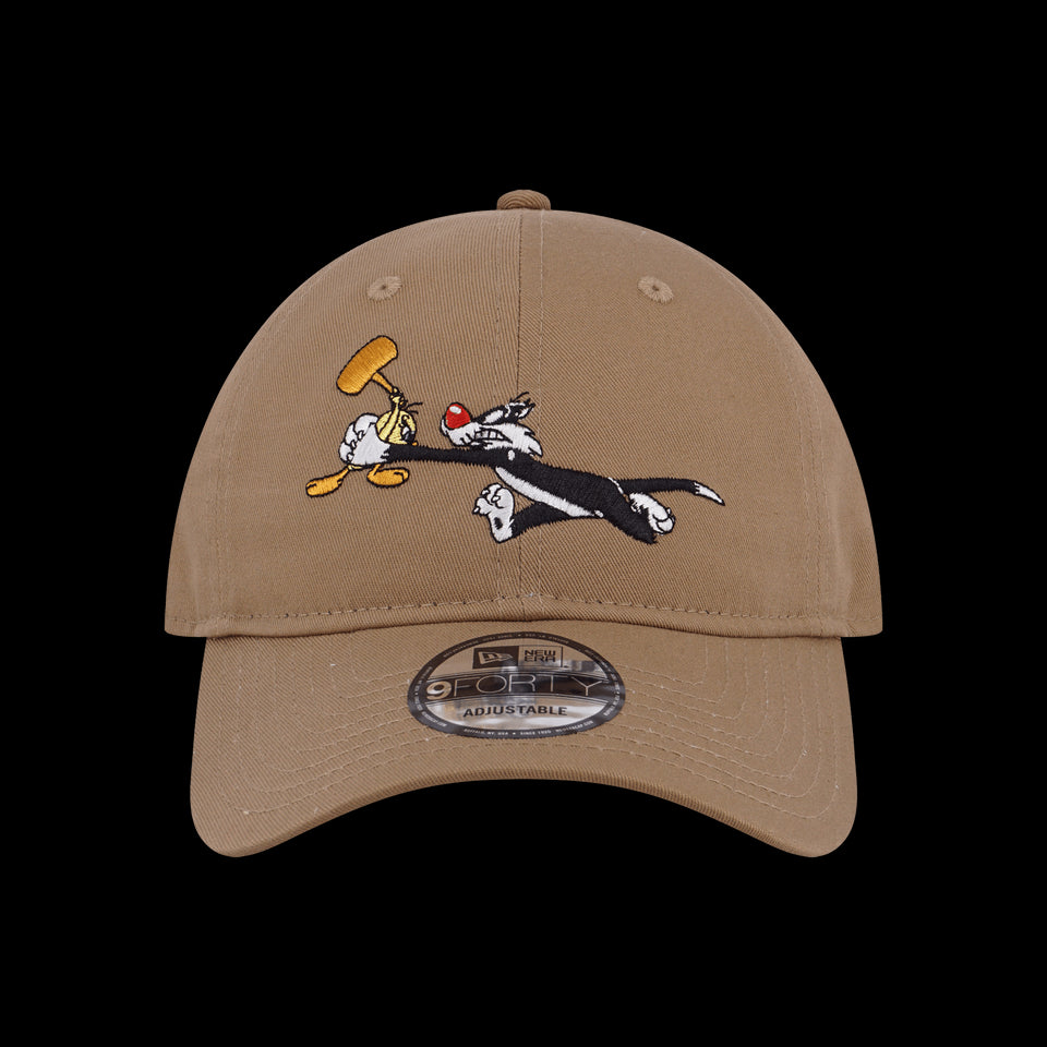 9FORTY Unstructured Looney Tunes Tweety カーキ - 13740188-OSFM | NEW ERA ニューエラ公式オンラインストア