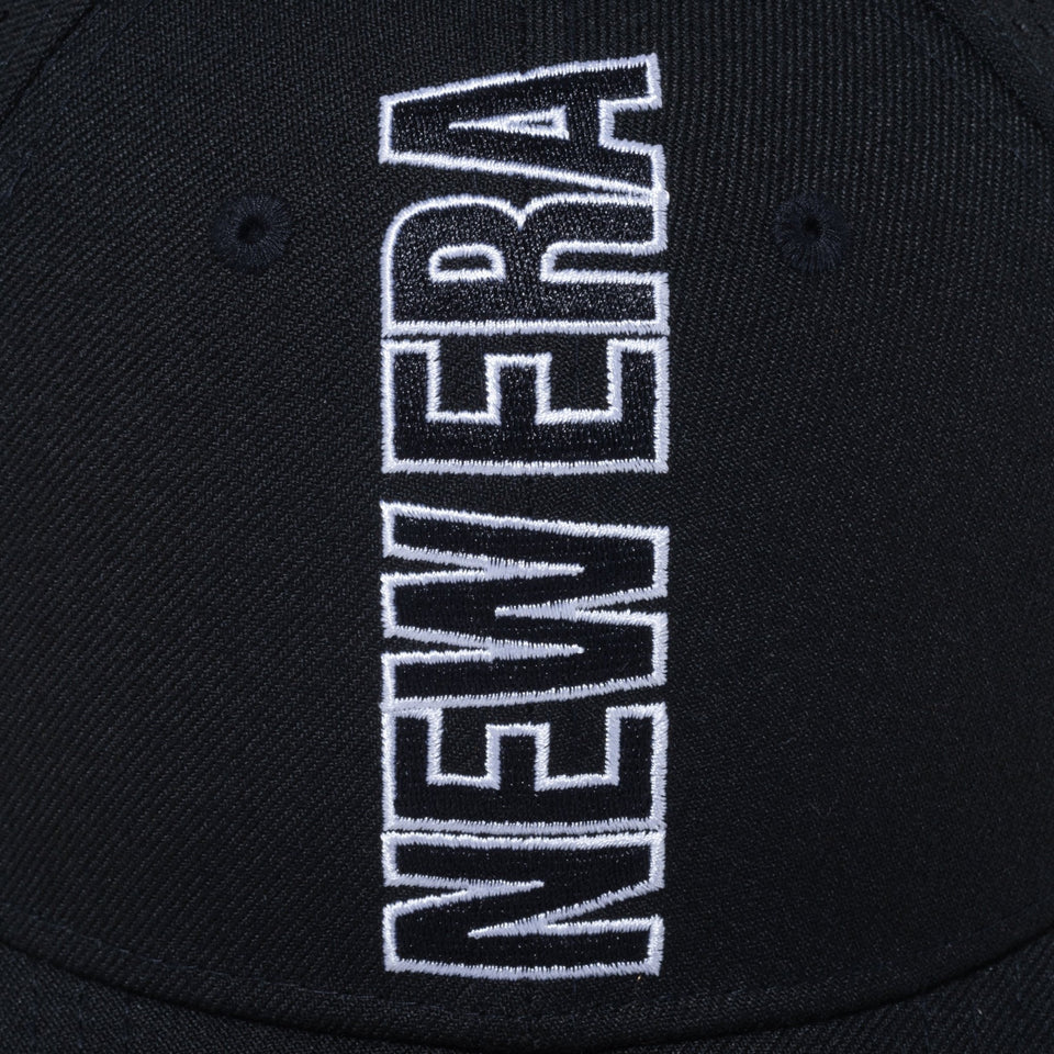 【ゴルフ】 9FORTY Vertical Logo バーチカルロゴ レーザーパフォーテッド ブラック - 13762999-OSFM | NEW ERA ニューエラ公式オンラインストア