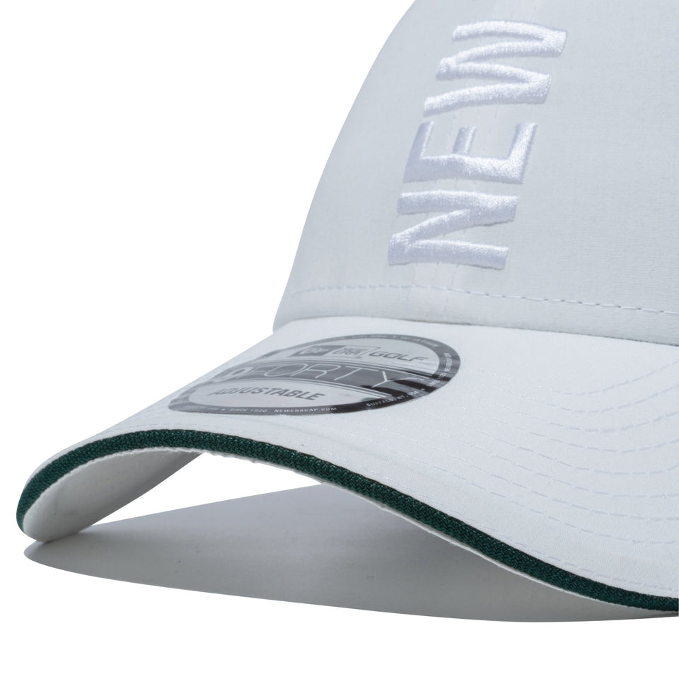 【ゴルフ】 9FORTY Vertical Logo バーチカルロゴ SHELTECH ホワイト - 13517978-OSFM | NEW ERA ニューエラ公式オンラインストア