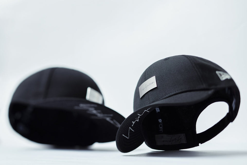 9FORTY Yohji Yamamoto SS20 メタルバッヂ ブラック シグネチャーロゴ 