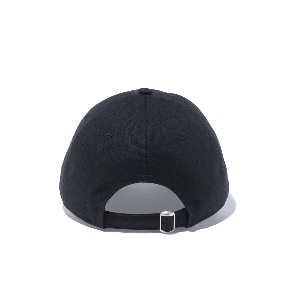 9THIRTY クロスストラップ ダックキャンバス レザーパッチ ブラック - 12326381-OSFA | NEW ERA ニューエラ公式オンラインストア