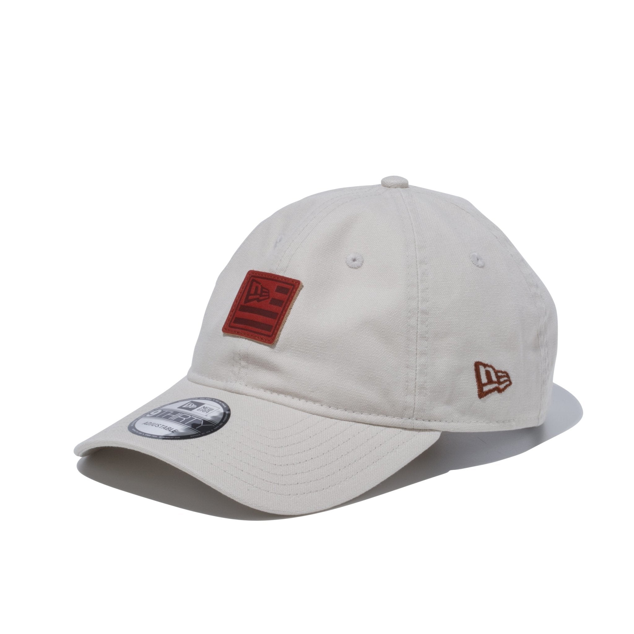 9THIRTY ダックキャンバス レザーパッチ フラッグロゴ ストーン