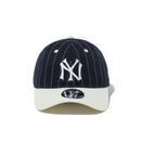 9THIRTY Cooperstown クーパーズタウン ニューヨーク・ヤンキース ネイビーピンストライププリント/クロームホワイト × クローム - 13515992-OSFM | NEW ERA ニューエラ公式オンラインストア