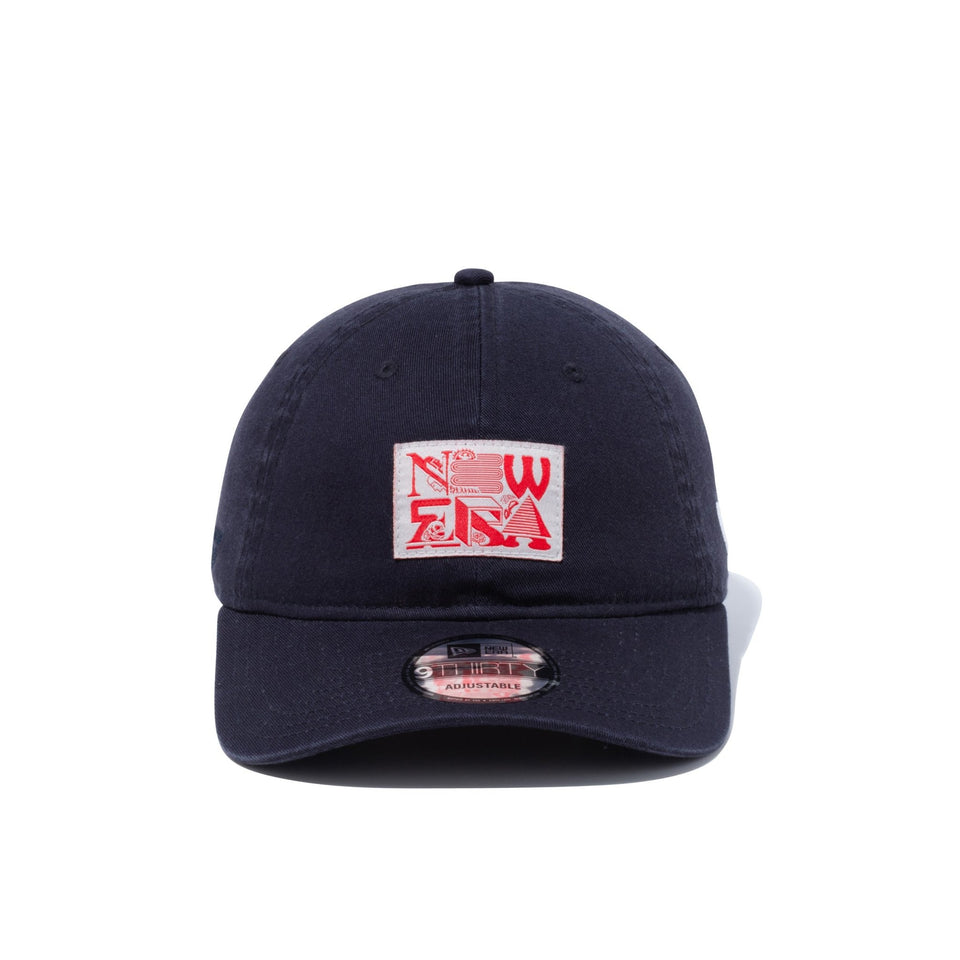 9THIRTY ERIC ELMS エリック・エルムズ タイポグラフィー ネイビー - 13071833-OSFM | NEW ERA ニューエラ公式オンラインストア