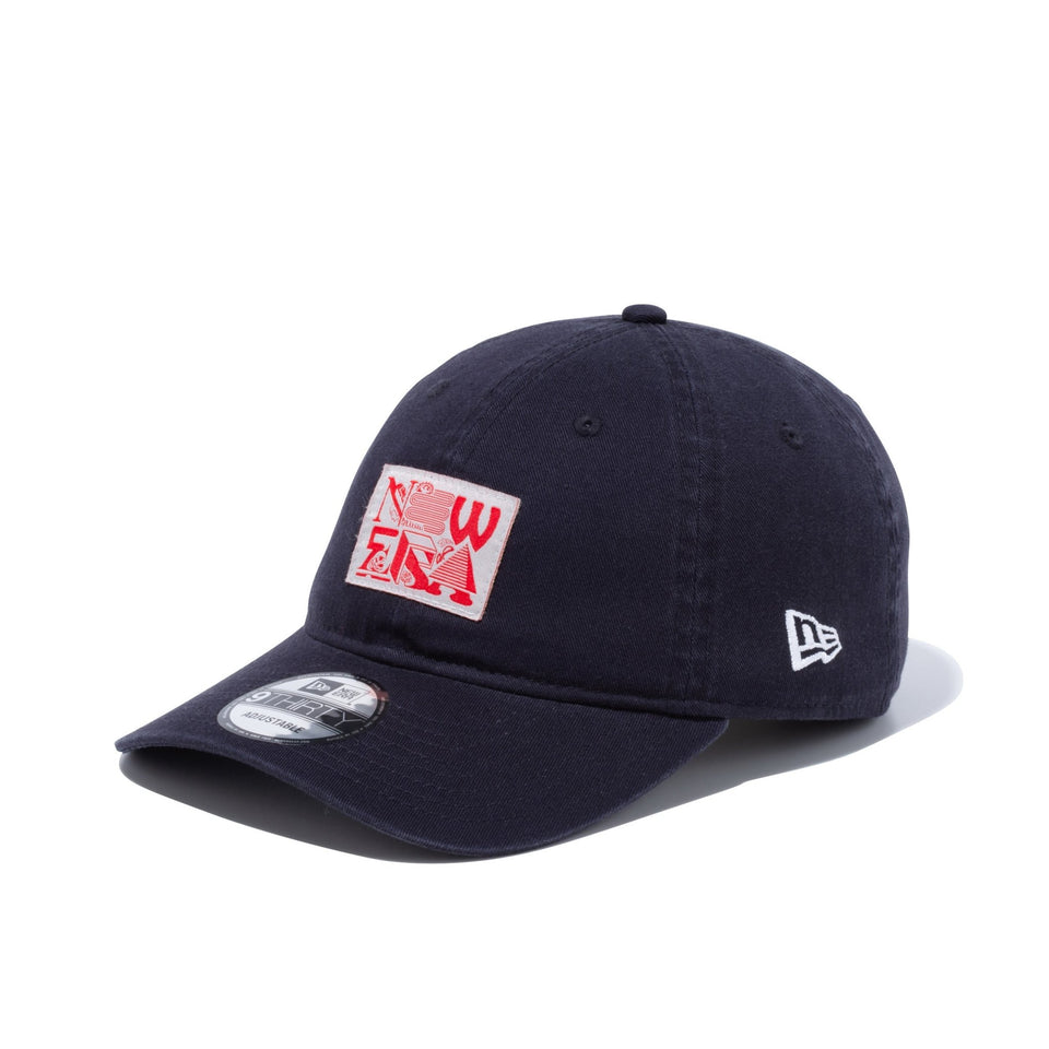 9THIRTY ERIC ELMS エリック・エルムズ タイポグラフィー ネイビー - 13071833-OSFM | NEW ERA ニューエラ公式オンラインストア