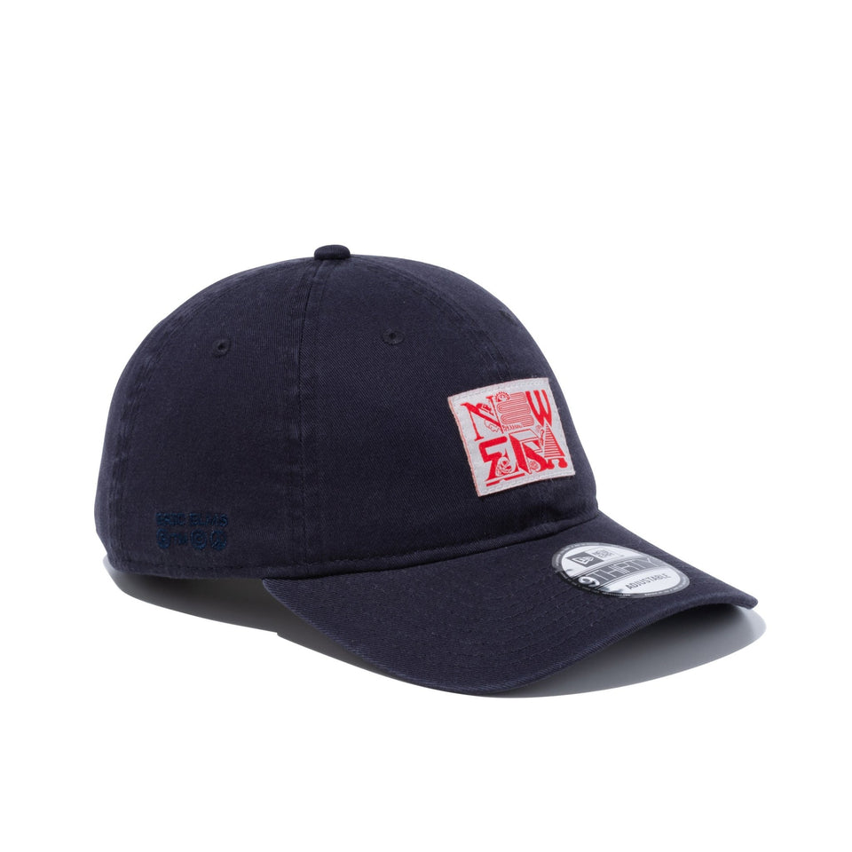 9THIRTY ERIC ELMS エリック・エルムズ タイポグラフィー ネイビー - 13071833-OSFM | NEW ERA ニューエラ公式オンラインストア