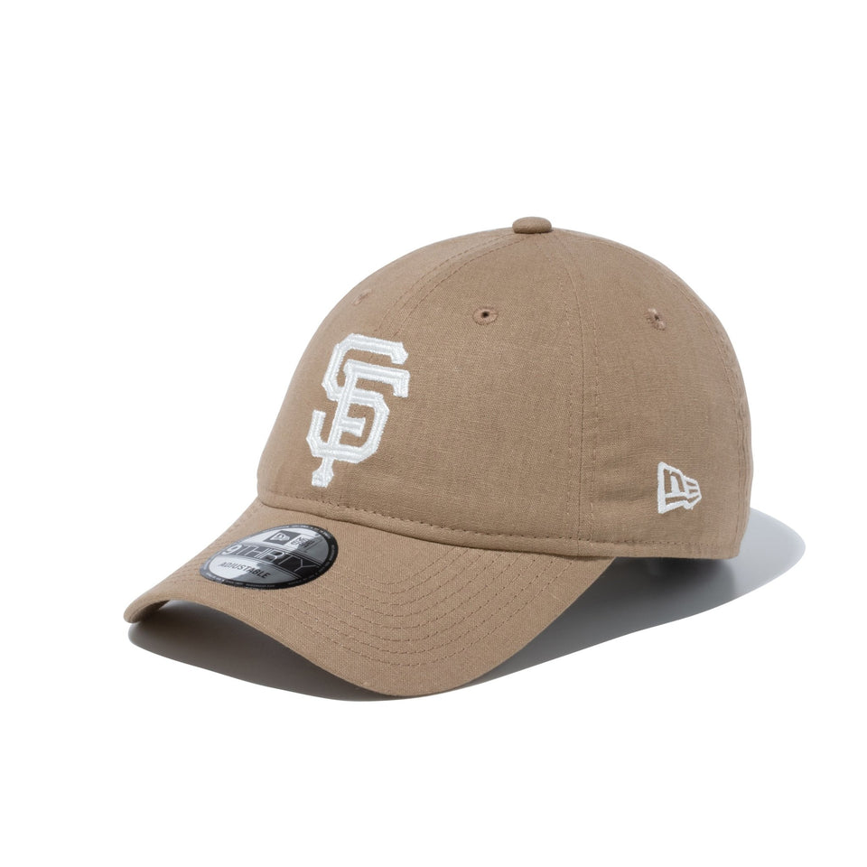 9THIRTY Flax Cotton サンフランシスコ・ジャイアンツ ベージュ - 13515980-OSFM | NEW ERA ニューエラ公式オンラインストア