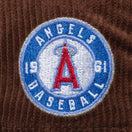 9THIRTY Los Angeles City Corduroy コーデュロイ ロサンゼルス・エンゼルス チョコ - 13328363-OSFM | NEW ERA ニューエラ公式オンラインストア