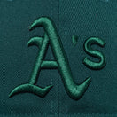 9THIRTY MLB Tonal Logo オークランド・アスレチックス ダークグリーン - 13750666-OSFM | NEW ERA ニューエラ公式オンラインストア
