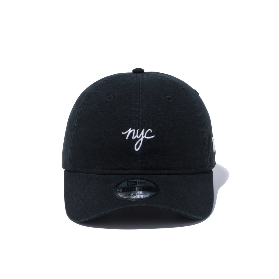 9THIRTY nyc ミニロゴ ダックキャンバス ブラック - 12711473-OSFM | NEW ERA ニューエラ公式オンラインストア