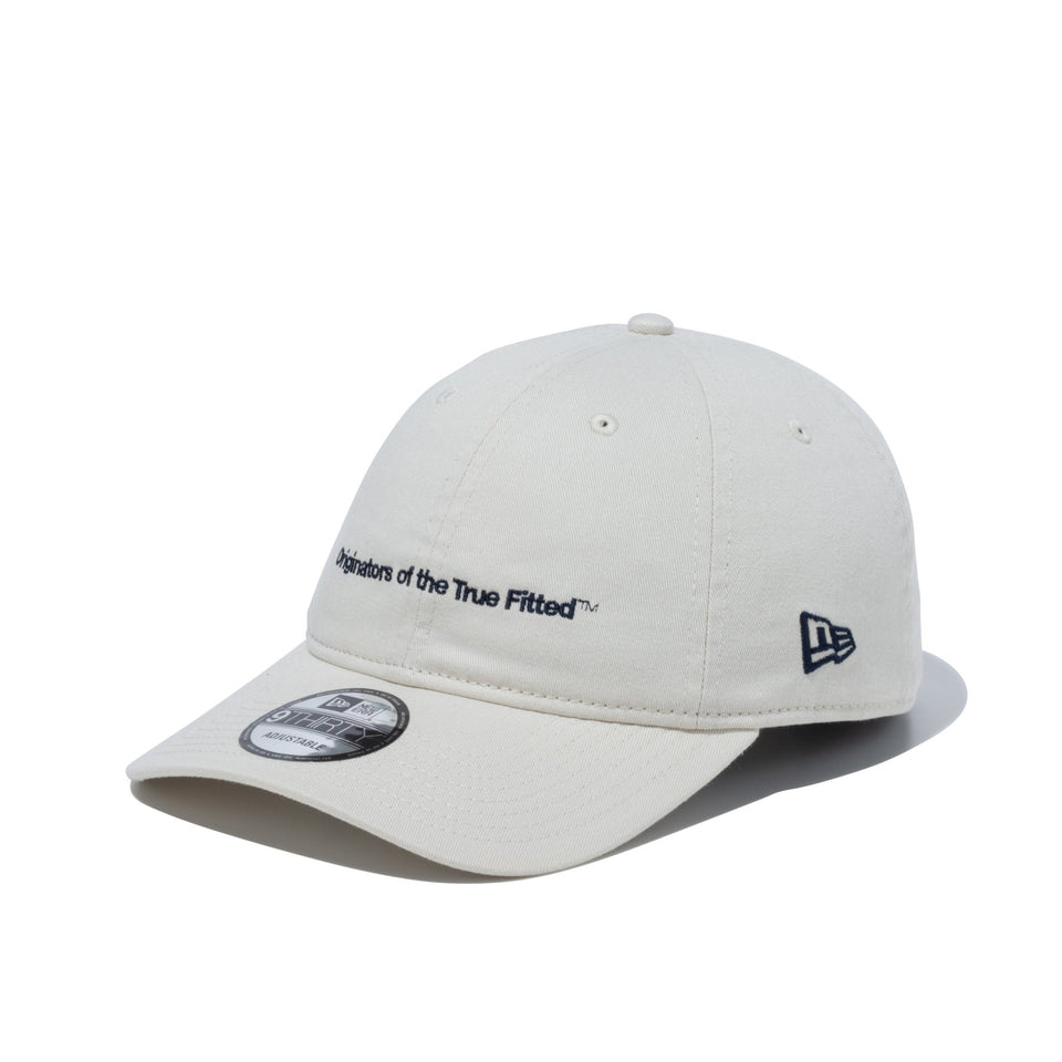 9THIRTY ベーシックファブリクス Originators of the True Fitted アイボリー - 13054558-OSFM | NEW ERA ニューエラ公式オンラインストア