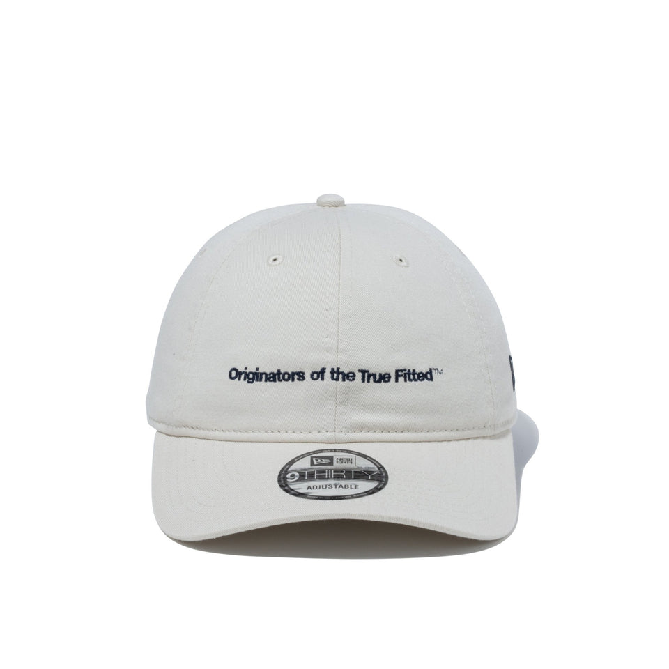 9THIRTY ベーシックファブリクス Originators of the True Fitted アイボリー - 13054558-OSFM | NEW ERA ニューエラ公式オンラインストア