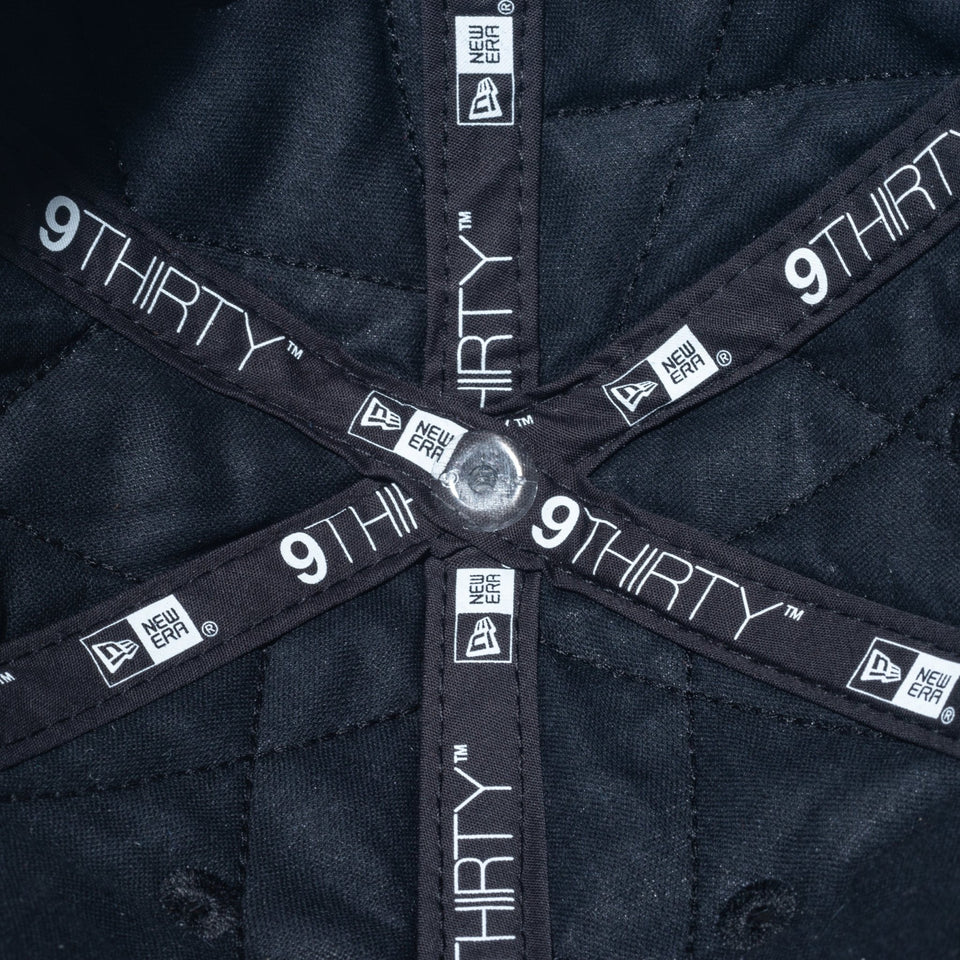 【ゴルフ】 9THIRTY Quilting キルティング ブラック - 13763019-OSFM | NEW ERA ニューエラ公式オンラインストア